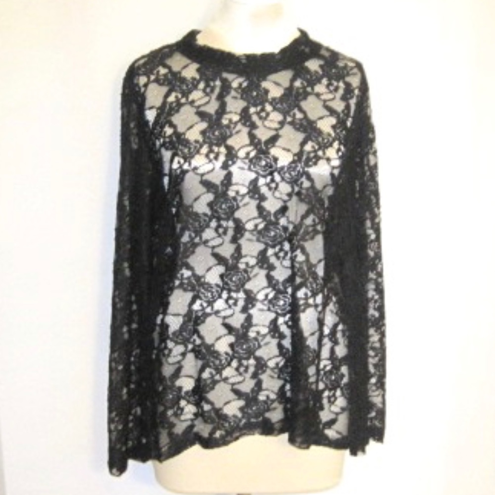 Fred Sabatier Sheer Lace Top